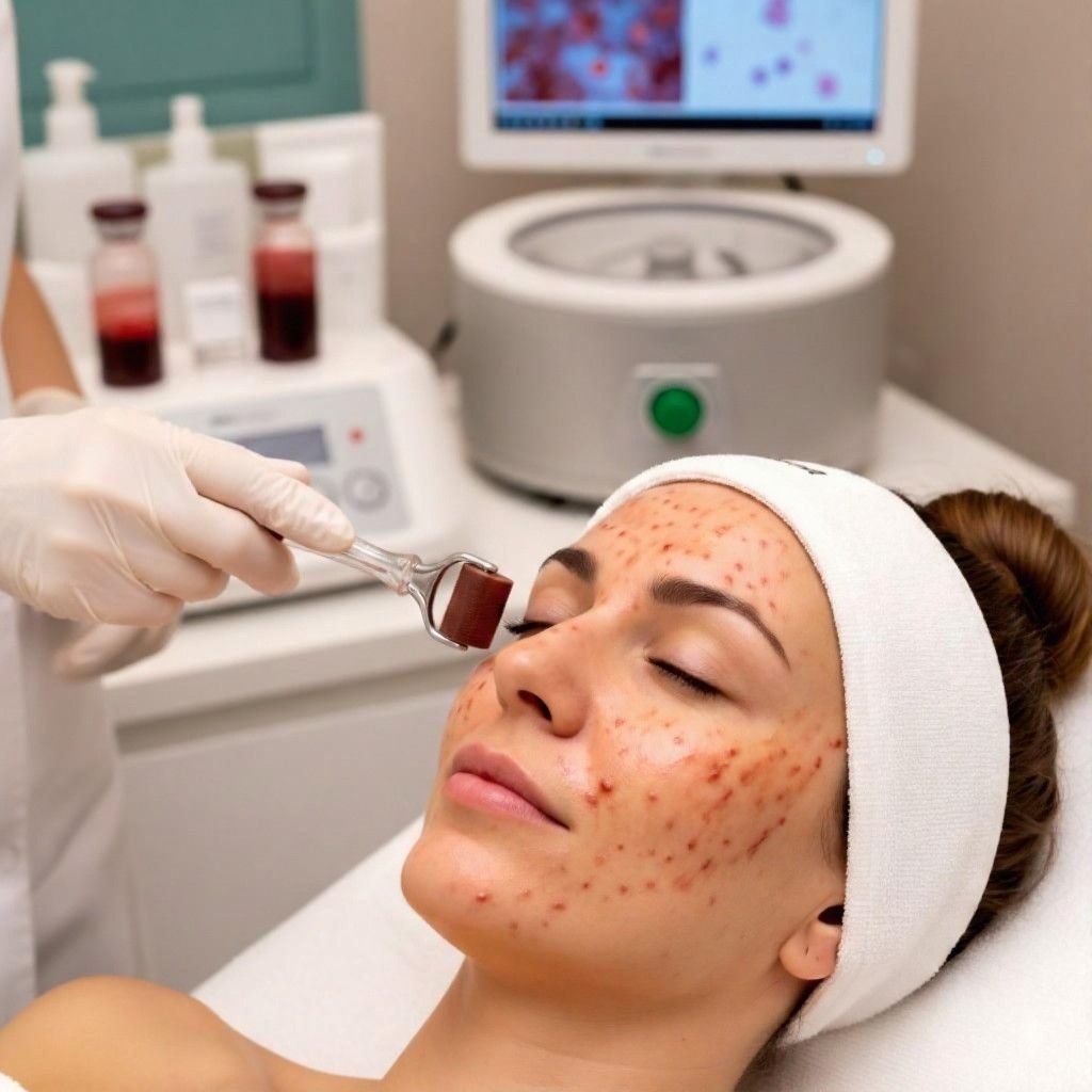 Vampire facial - Medi facials at SkinVive by Dr. Karishni Chittarvu