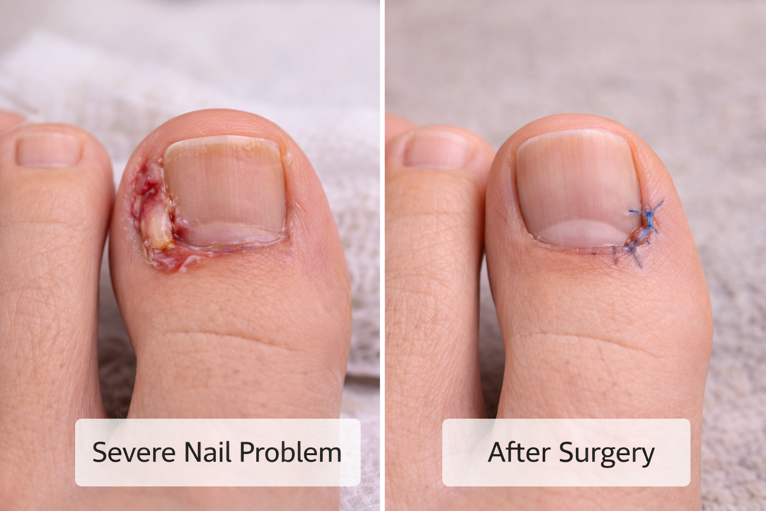 Nail surgery at SkinVive in Hyderabad by Dr. Karishni Chittarvu
